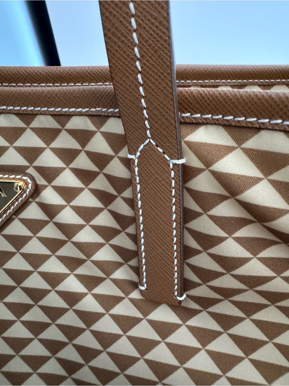 Prada Printed Nylon Tote Like New - Picture 10 of 15